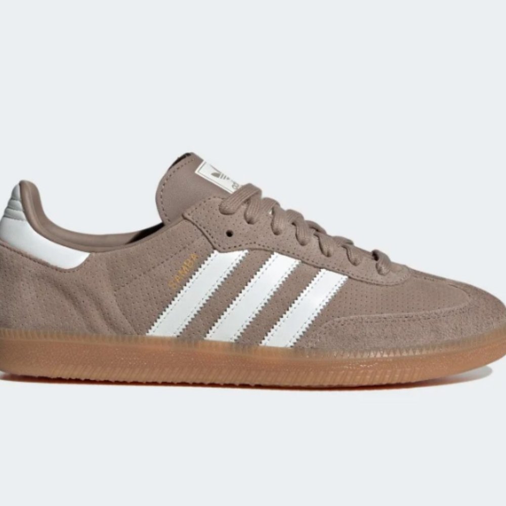 OG Adidas Samba Grey, Chalky Brown